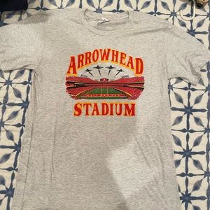 Mens kc chiefs charlie hustle shirt size large